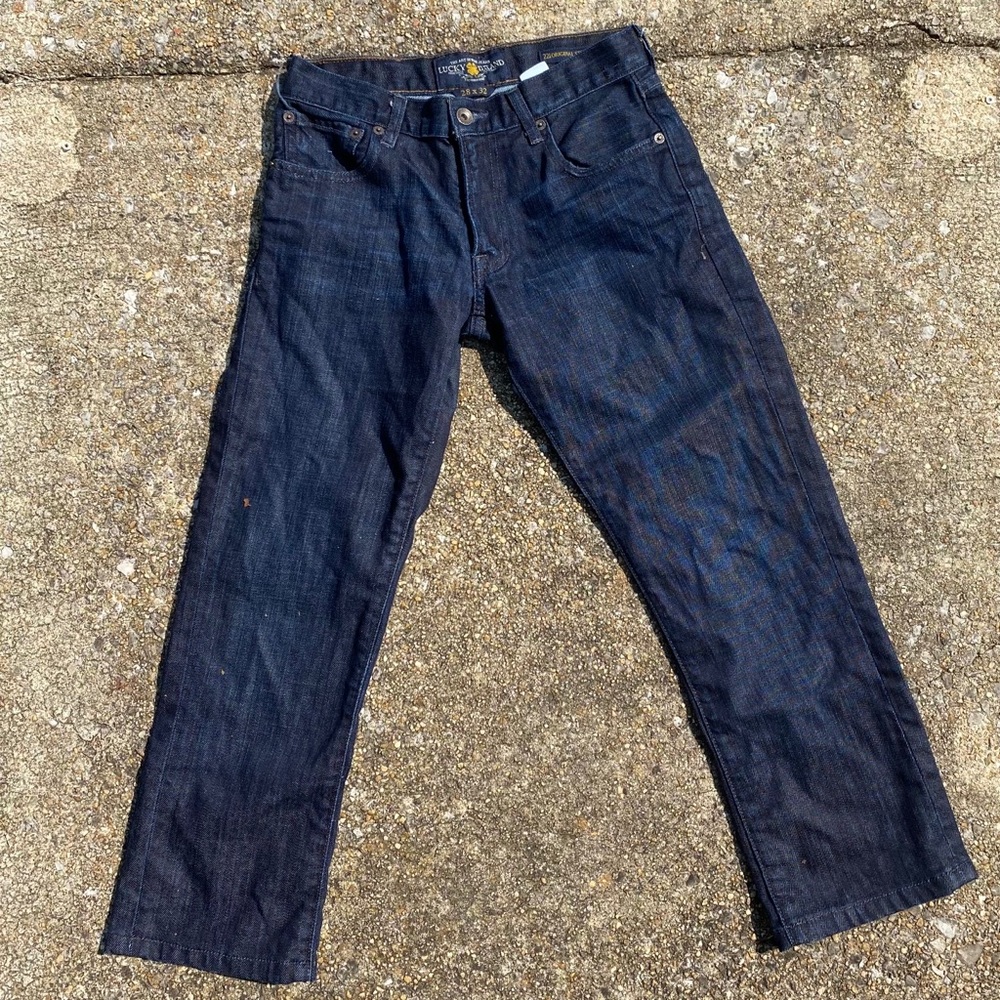 Lucky brand men’s 221 jeans 28X32 HEMMED